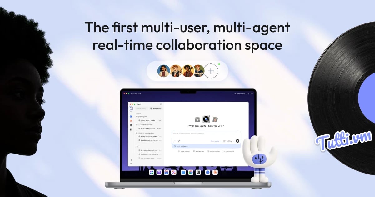 tutti:multi-user, multi-agent real-time collaboration space